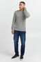 Strickpullover Rundhals Basic Sweater Knitted Langarm Shirt Jumper