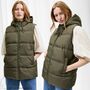 Warme Puffer Weste Wattierte Stepp �bergangsjacke �rmellos SLFALINA