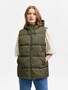 Warme Puffer Weste Wattierte Stepp �bergangsjacke �rmellos SLFALINA