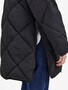 Oversized Puffer Jacke Wattierter Stepp Mantel ohne Kapuze SLFHEIDI