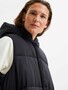 Lange Puffer Weste Warm Wattierte Stepp �bergangsjacke �rmellos SLFALINA
