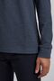 Langarm Basic Shirt D�nner Rundhals Grandad Pullover mit Kn�pfen BHNOBLE
