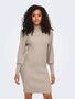 Langarm Strickkleid Mini Pullover Dress Stehkragen Shirt ONLKATIA
