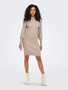 Langarm Strickkleid Mini Pullover Dress Stehkragen Shirt ONLKATIA