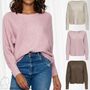 Lockerer Strickpullover Stretch Sweater Rundhals Langarm ONLDANIELLA
