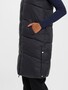 Lange Puffer Weste Wattierte Stepp Jacke ohne �rmel und Kapuze VMUPPSALA