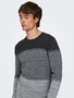 Langarm Strickpullover Rundhals Basic Sweater Shirt Jumper ONSPANTER