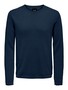 Langarm Strickpullover Rundhals Basic Sweater Shirt Jumper ONSPANTER