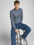 Jack & Jones Basic Sweater Langarm Sweatshirt Rundhals Pullover Jumper JJEBASIC