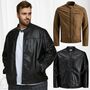 Jack & Jones Kunstleder Jacke Plus Size Biker �bergangs Blouson �bergr��e JJEROCKY