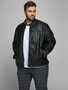 Jack & Jones Kunstleder Jacke Plus Size Biker �bergangs Blouson �bergr��e JJEROCKY