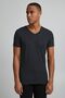 V-Ausschnitt T-Shirt Einfarbiges Kurzarm Shirt Stretch Basic LINCOLN