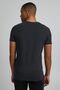 V-Ausschnitt T-Shirt Einfarbiges Kurzarm Shirt Stretch Basic LINCOLN