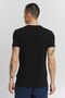 V-Ausschnitt T-Shirt Einfarbiges Kurzarm Shirt Stretch Basic LINCOLN