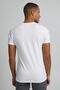 V-Ausschnitt T-Shirt Einfarbiges Kurzarm Shirt Stretch Basic LINCOLN
