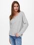 Warmer Strickpullover Stretch Sweater V-Ausschnitt Langarm ONLDANIELLA