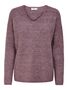 Warmer Strickpullover Stretch Sweater V-Ausschnitt Langarm ONLDANIELLA