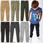 Kinder Cargo Hose f�r Jungen Jogger Chino Pants Freizeithose Baumwolle