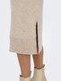 Langes Strickkleid Langarm Midi Dress Rollkragen Pullover ONLBRANDIE