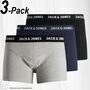 Jack & Jones 3er St�ck Pack Boxershorts Trunks Set Stretch Basic Unterw�sche Hose