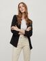 3/4 �rmel Blazer D�nne Jacke mit Schulterpolster Business Basic VIHER