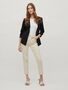 3/4 �rmel Blazer D�nne Jacke mit Schulterpolster Business Basic VIHER
