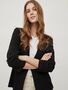 3/4 �rmel Blazer D�nne Jacke mit Schulterpolster Business Basic VIHER