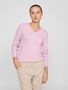 D�nner Strickpullover Knitted Basic Stretch Sweater Langarm V-Neck VIRIL