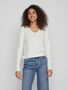 D�nner Strickpullover Knitted Basic Stretch Sweater Langarm V-Neck VIRIL