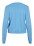 Kurze Feinstrick Cardigan Stretch Basic Jacke ohne Verschluss VIRIL