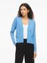 Kurze Feinstrick Cardigan Stretch Basic Jacke ohne Verschluss VIRIL