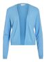 Kurze Feinstrick Cardigan Stretch Basic Jacke ohne Verschluss VIRIL