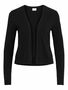 Kurze Feinstrick Cardigan Stretch Basic Jacke ohne Verschluss VIRIL