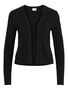 Kurze Feinstrick Cardigan Stretch Basic Jacke ohne Verschluss VIRIL