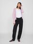 Kurze Feinstrick Cardigan Stretch Basic Jacke ohne Verschluss VIRIL