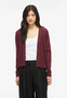 Kurze Feinstrick Cardigan Stretch Basic Jacke ohne Verschluss VIRIL