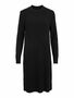 Langarm Midi Strickkleid Loose Fit Pullover Dress Shirt Knielang VIRIL