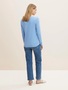 Tom Tailor D�nner Strickpullover Knitted Basic Stretch Sweater Langarm V-Neck