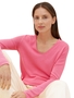 Tom Tailor D�nner Strickpullover Knitted Basic Stretch Sweater Langarm V-Neck