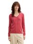 Tom Tailor D�nner Strickpullover Knitted Basic Stretch Sweater Langarm V-Neck