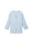 Tom Tailor Gestreifte 3/4 Arm Bluse V-Ausschnitt Business Tunika Top NEU