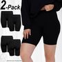 Kurze Leggings 2-er St�ck Pack Stretch Shorts Hose �bergr��en Plus Size