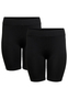 Kurze Leggings 2-er St�ck Pack Stretch Shorts Hose �bergr��en Plus Size