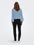 Eleganter Strickpullover Cropped 3/4 Arm Shirt Pointelle Sweater ONLNOLA