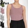 Tank Top 2-er St�ck Pack �rmelloses Shirt Basic Set JDYAVA