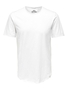 Rundhals T-Shirt Langes Kurzarm Shirt Basic aus Baumwolle ONSBENNE