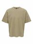Einfarbiges Rundhals T-Shirt Weites Kurzarm Shirt Basic ONSBERKELEY