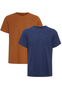 Rundhals T-Shirt 2-er St�ck Pack Kurzarm Shirt Basic Set BHDinton