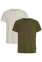 Rundhals T-Shirt 2-er St�ck Pack Kurzarm Shirt Basic Set BHDinton