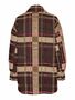 Hemd Jacke �bergangs Plaid Shacket Kariert mit Knopfleiste VMLESLIE